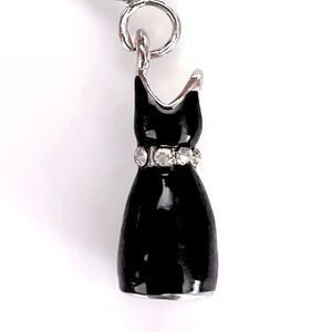 Silver Little Black Dress Charm
